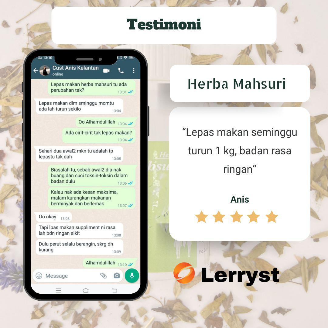 testomoni herba mahsuri 2 testomoni herba mahsuri 2